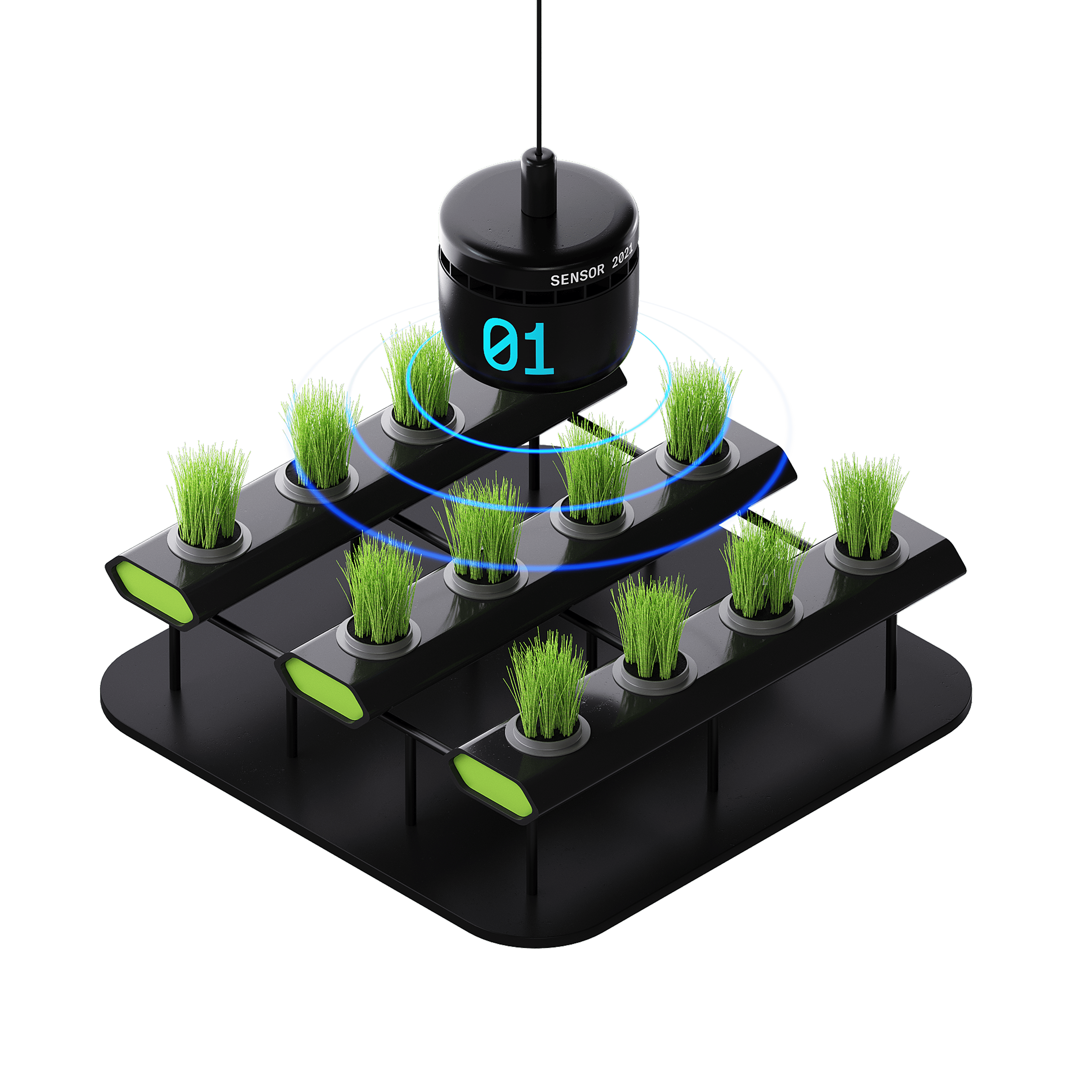 IOGRU Smart Greenhouse Monitoring System with IoT Sensors